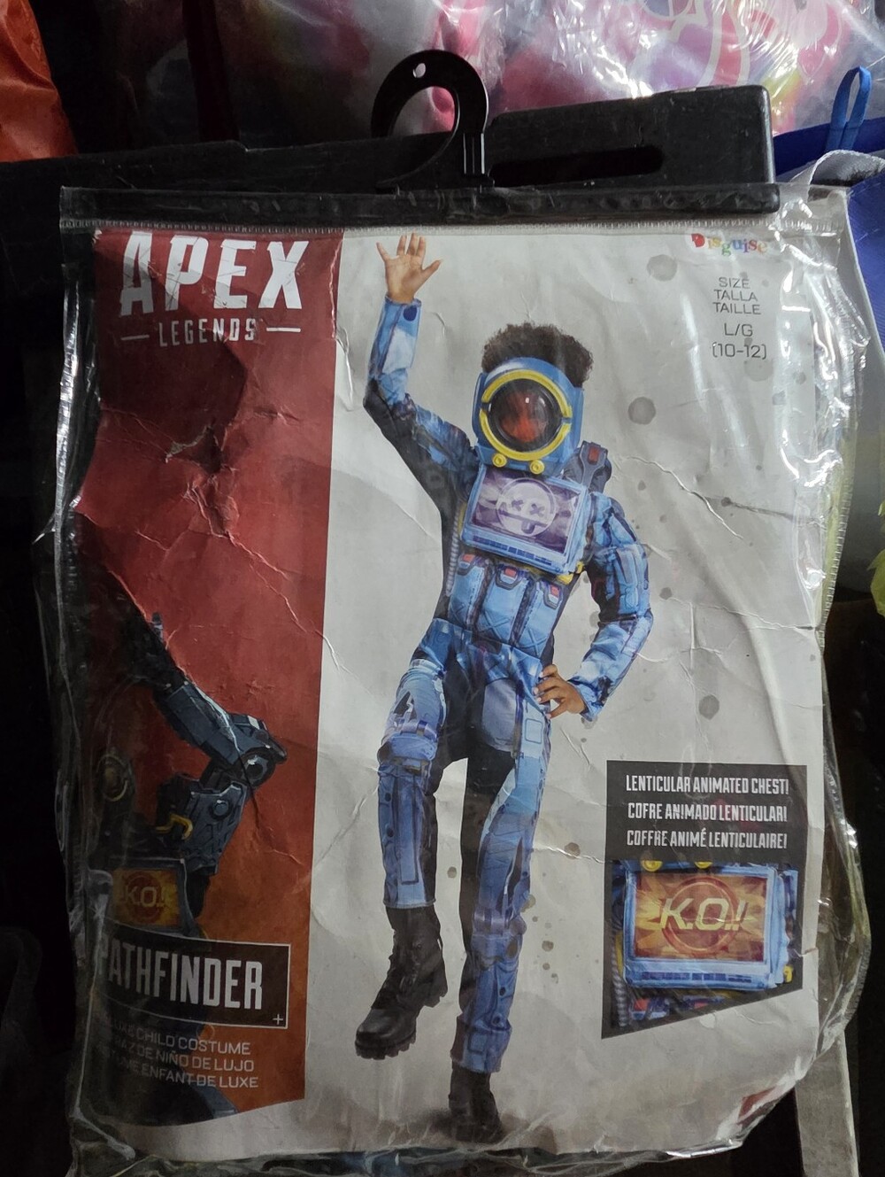 Disguise Apex Legends Pathfinder Kids Blue Costume